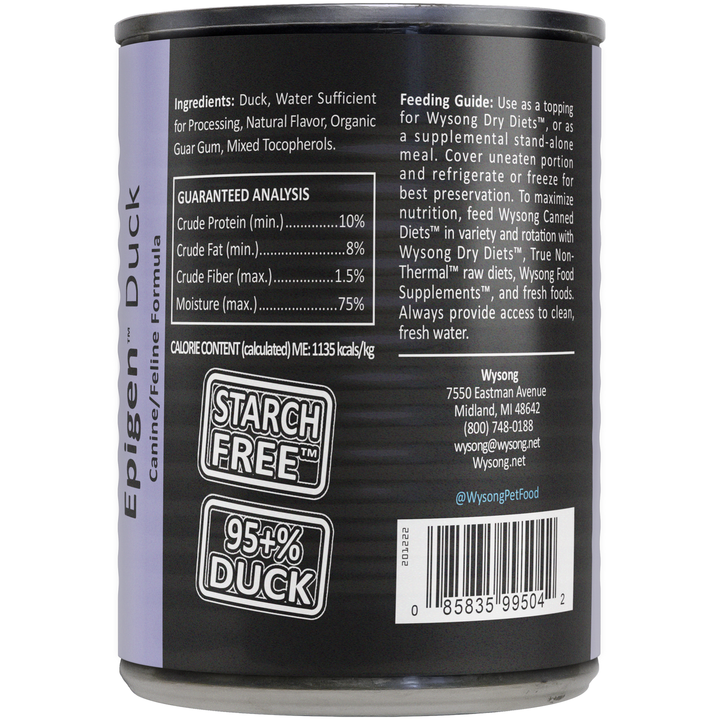 Epigen™ Duck Canned Diet