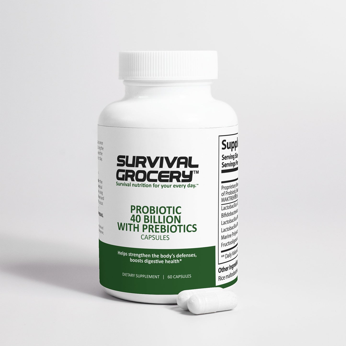 Probiotic 40 Billion + Prebiotics
