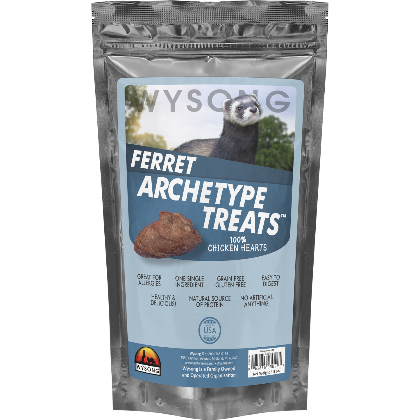 Ferret Archetype Treats Chicken Hearts