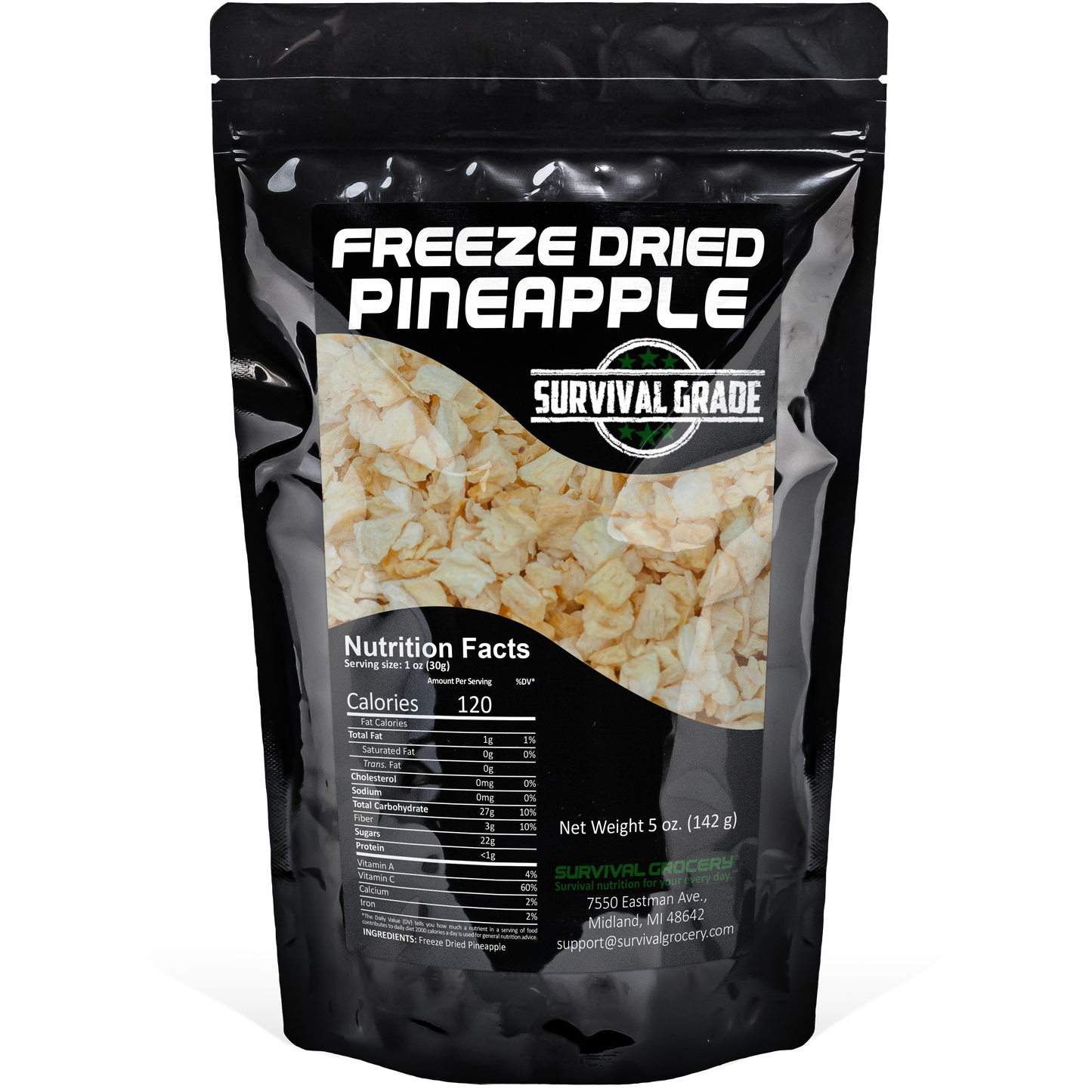 Freeze Dried Pineapple