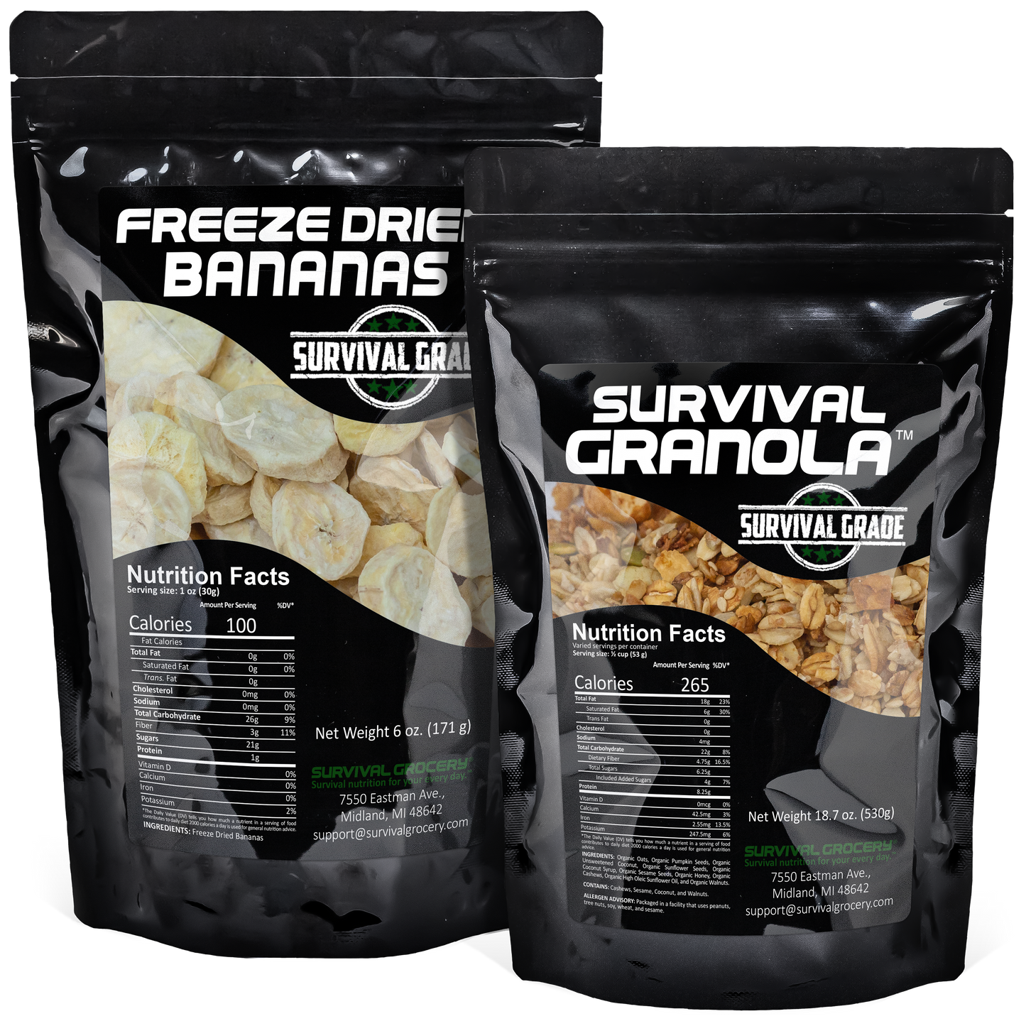 Survival Granola™ - Organic, Gluten Free, and Non-GMO