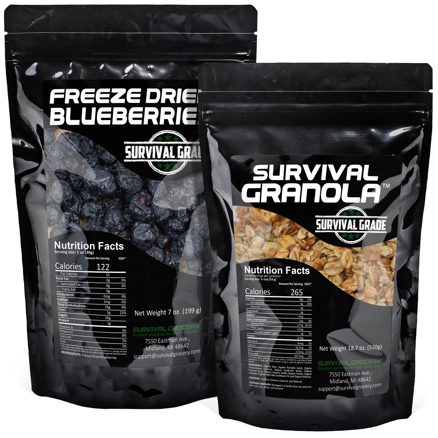 Survival Granola™ - Organic, Gluten Free, and Non-GMO