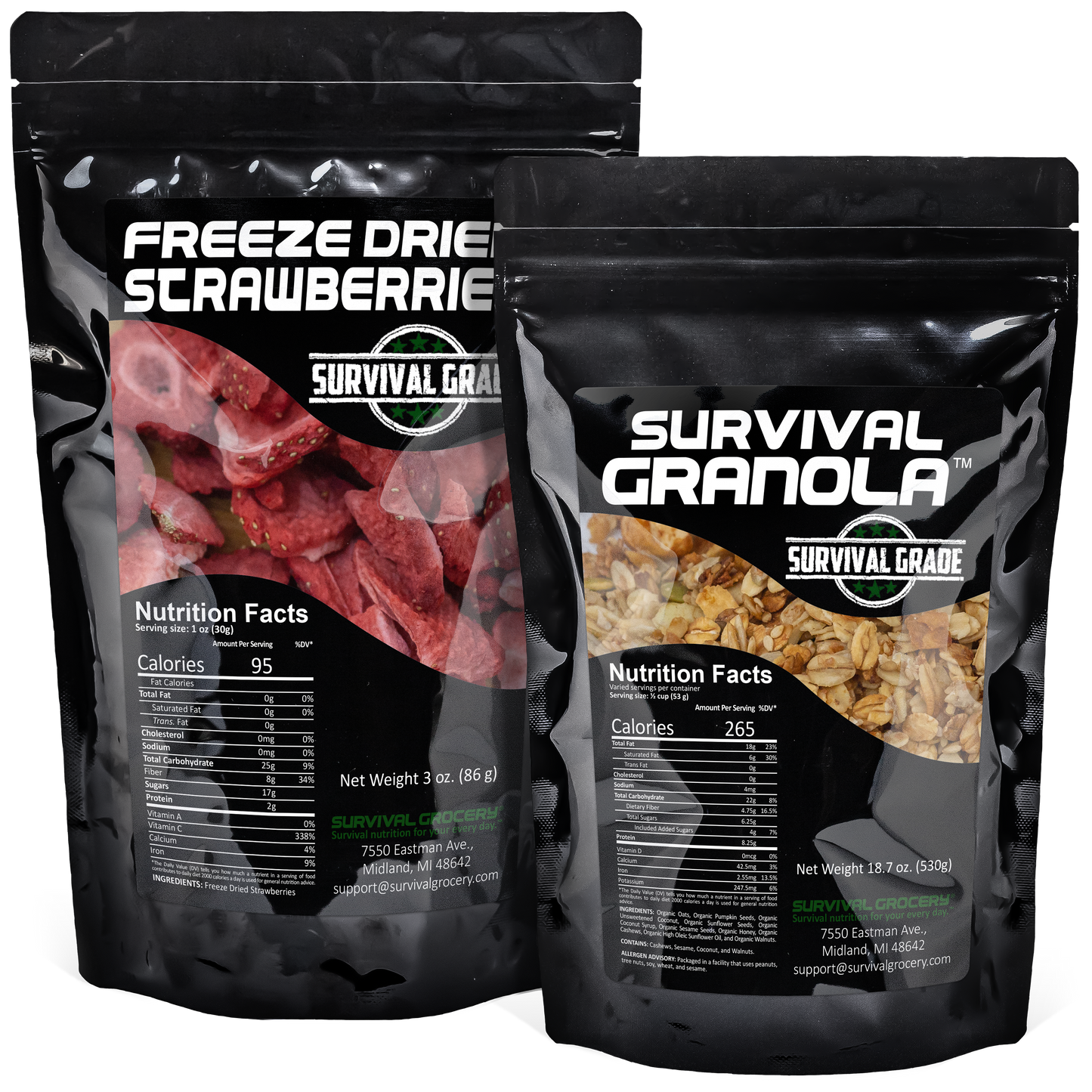 Survival Granola™ - Organic, Gluten Free, and Non-GMO