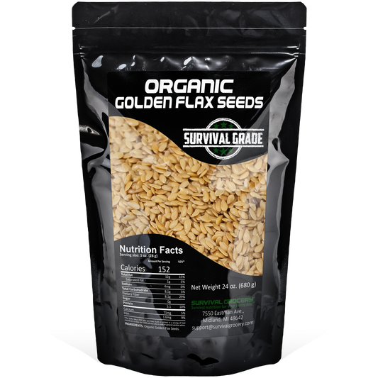 Organic Golden Flax Seeds (24 oz.)