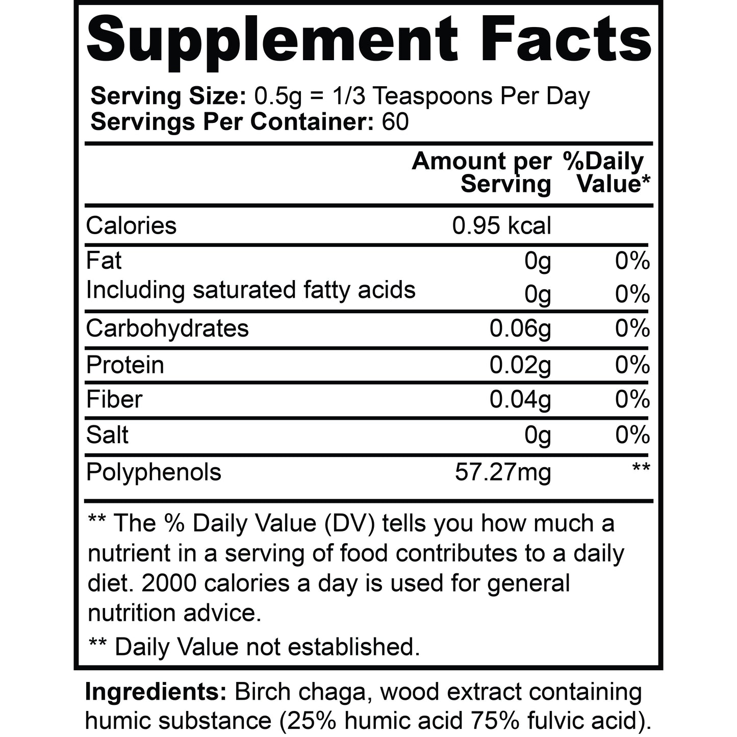 Birch Chaga Microbiome Wellness Powder