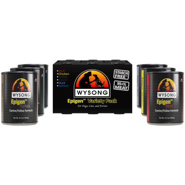 Epigen™ Variety Pack Starch Free™ Canned Dog & Cat Foods | Wysong Epigen™ Variety Pack Starch Free™ Canned Dog & Cat Foods | Wysong