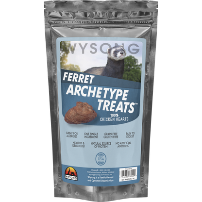 Ferret Archetype Treats Chicken Hearts