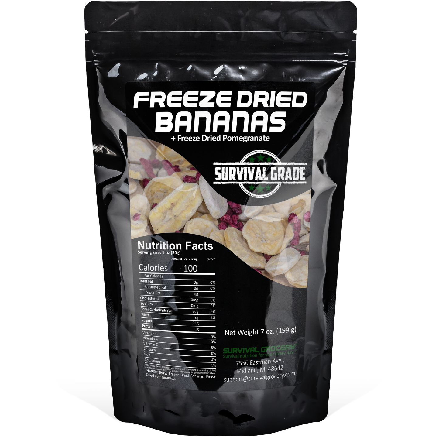 Freeze Dried Bananas