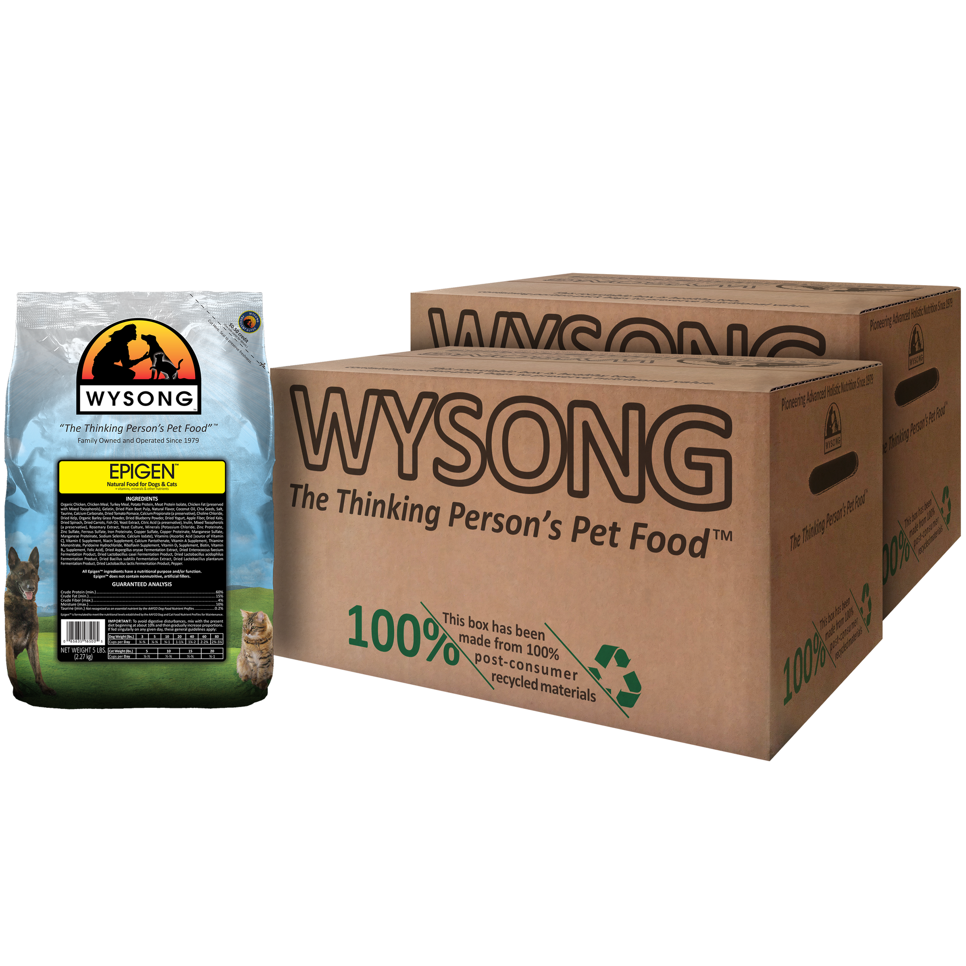 Epigen™ High Protein & Starch Free™ Dry Dog & Cat Food | Wysong