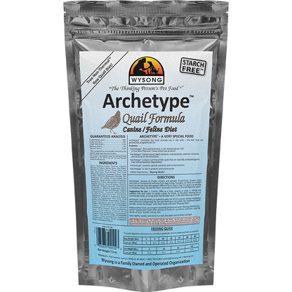 Archetype Quail Raw Dog Cat Food Wysong