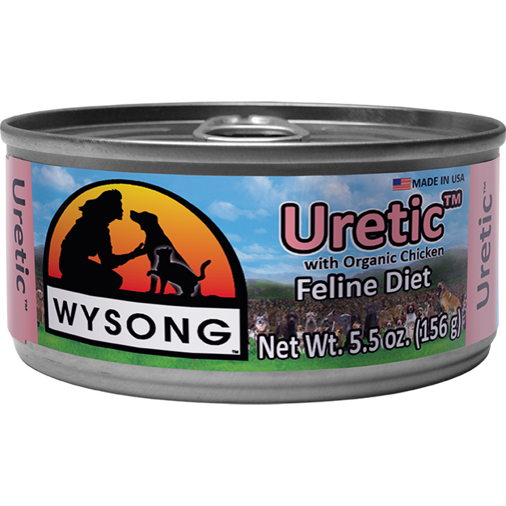 Uretic™ with Organic Chicken Canned Cat Food for Urinary Health Wysong