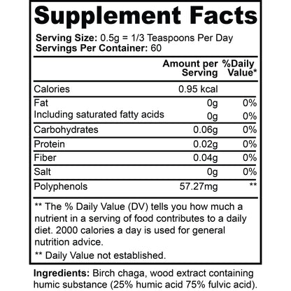 Birch Chaga Microbiome Wellness Powder