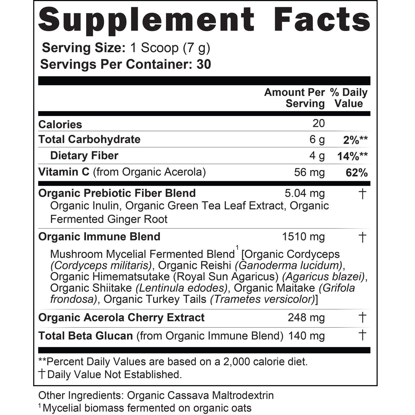 Fermented Mushroom Blend