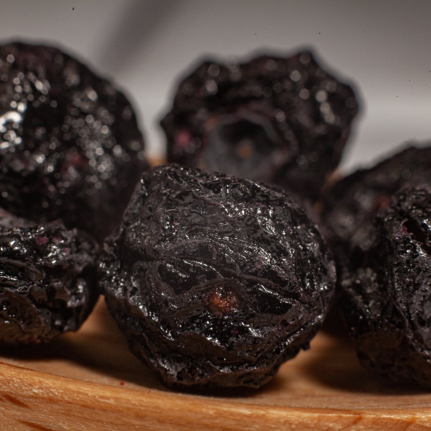 Freeze Dried Blueberries close up