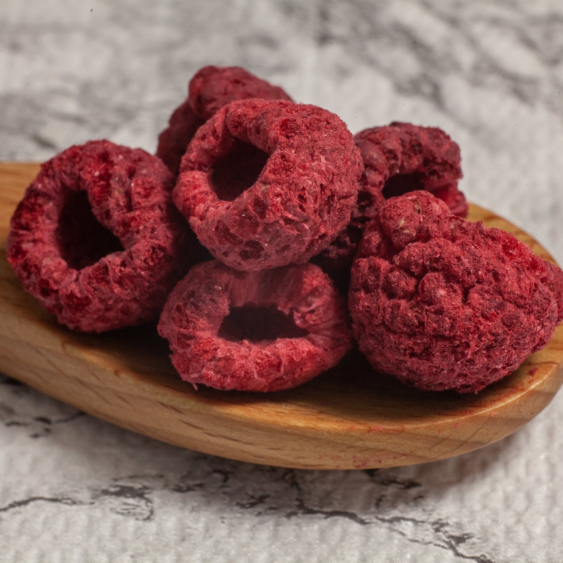 Freeze Dried Raspberries serving