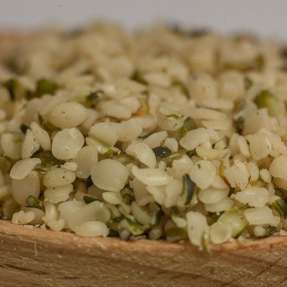 Organic Hemp Seeds close up