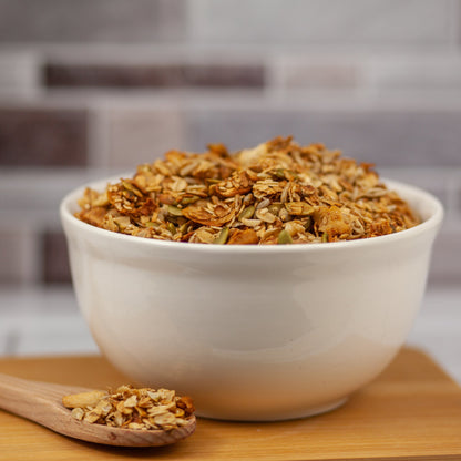 Gluten Free, Organic Granola in a bowl