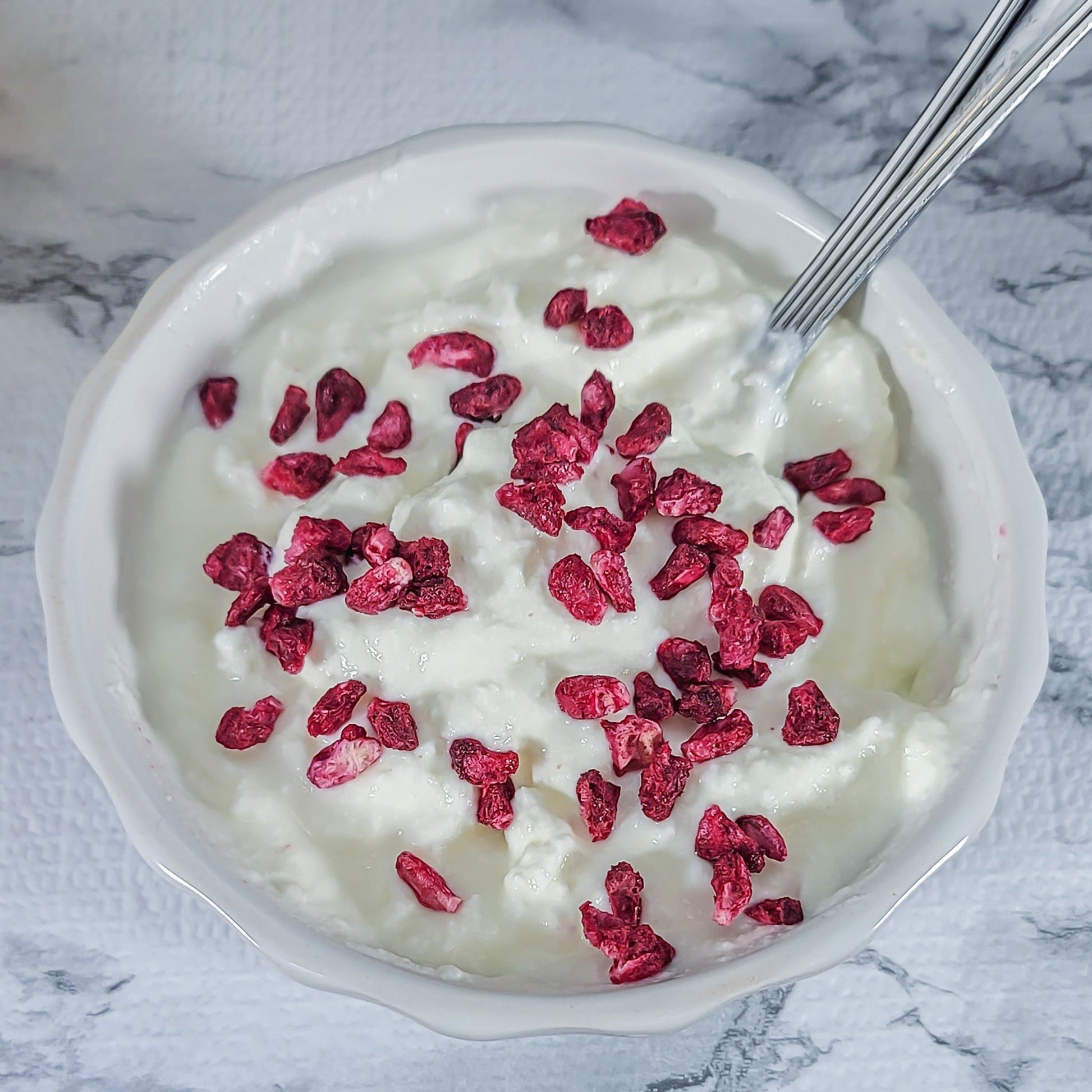 Freeze Dried Pomegranate and yogurt mix